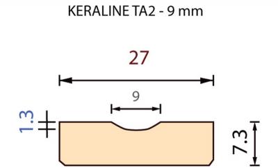 Keraline  TA2 - 9 mm - 600 mm 1.