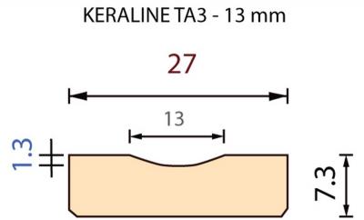 Keraline  TA3 - 13 mm 1.