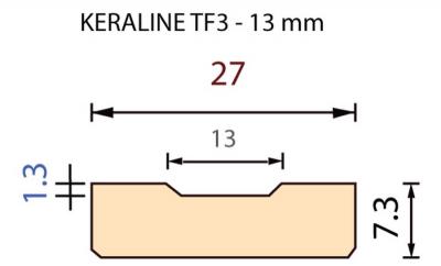 Keraline  TF3 - 13 mm - 600 mm 1.